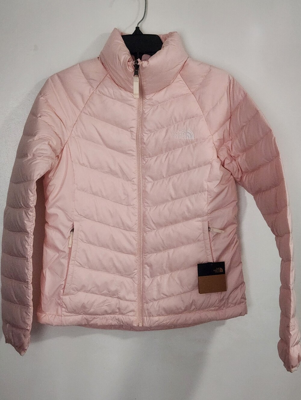 The North Face Jacket Womens Sz S Pink Salt Puffer Goose Down Aconcagua 550 Snow
